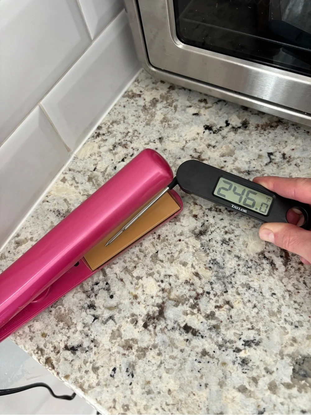 Ulta Beauty Pink Titanium Flat Iron Hair Straightener